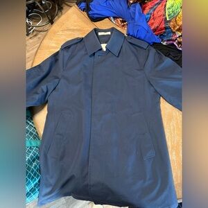 misty harbor trench coat Blue coat womens jacket coat blazer vintage size L